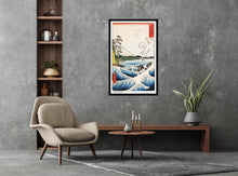 Load image into Gallery viewer, Hiroshige Wave Off Satta Coast Poster
