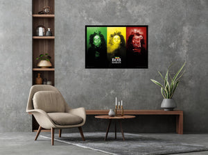 Bob Marley - Smoke x3 Poster
