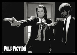 Pulp Fiction - Vincent and Jules Poster