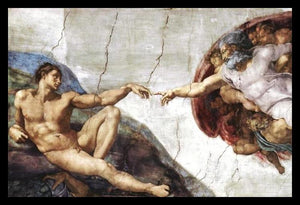 Michelangelo Creation Poster