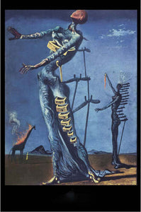 Dali Flaming Giraffes Poster