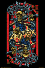 Load image into Gallery viewer, Anthrax Playing Card Poster
