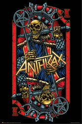 Anthrax Playing Card Poster