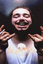 Load image into Gallery viewer, Post Malone Smile Poster
