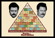 Load image into Gallery viewer, Parks &amp; Rec Swanson Pyramid (17x11) Poster
