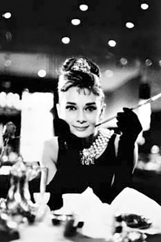 Audrey Hepburn Breakfast Poster