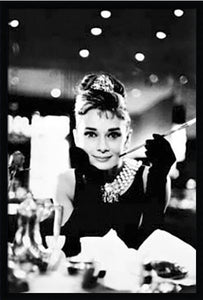 Audrey Hepburn Breakfast Poster