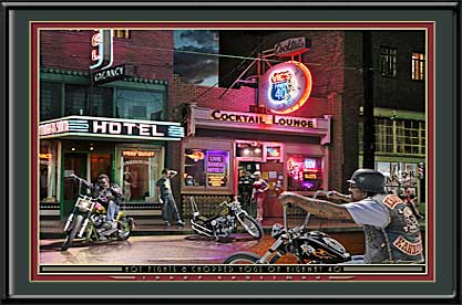 Chopped Hogs at Sturgis Motorcycle Rally