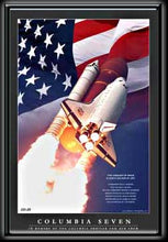Load image into Gallery viewer, Columbia Seven Space Shuttle by Electric Art Gallery
