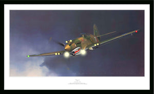 P-40 Flying Tiger LED Wall Art by Electric Art Gallery