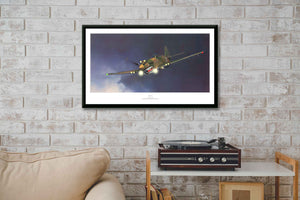 P-40 Flying Tiger LED Wall Art by Electric Art Gallery
