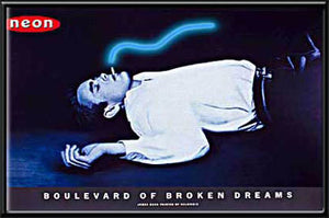 James Dean Blue Neon Picture