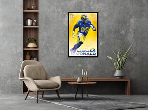 L.A. Rams - Aaron Donald Poster