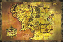 Load image into Gallery viewer, Lord of the Rings Map Poster
