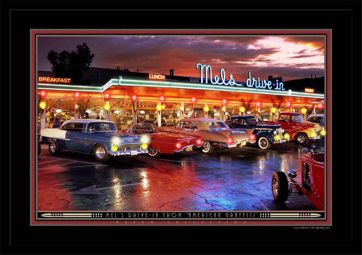 Mel's Drive In by Electric Art Gallery – Poster Shoppe
