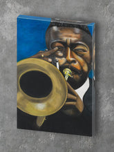 Load image into Gallery viewer, Roy Hargrove Blue Canvas
