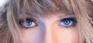 Taylor Swift- Blue Eyes Canvas