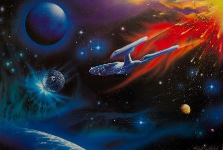 Star Trek Futures End Lithograph - Michael David Ward