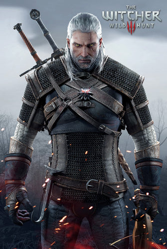 The Witcher Wild Hunt Gaming Poster