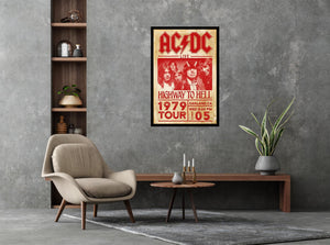 AC/DC - 1979 Tour Poster