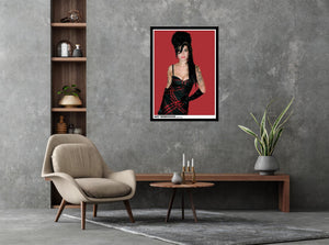 Amy Winehouse [eu] - Red Poster