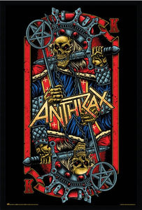 Anthrax Playing Card Poster