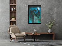 Load image into Gallery viewer, Awakening Gargoyle Dragon Poster
