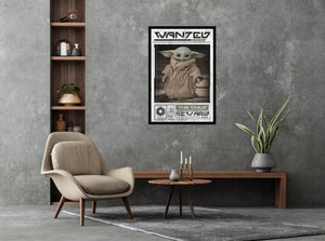 Baby Yoda Wanted Poster