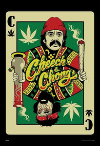 Cheech & Chong - Playing Card Poster
