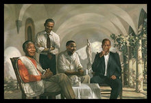 Load image into Gallery viewer, Civil Rights Pioneers - Mandela, Malcolm X, Obama, Martin Luther King Poster
