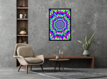 Load image into Gallery viewer, Creeper- Non Flocked Blacklight Poster
