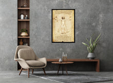 Load image into Gallery viewer, Da Vinci Vitruvian Man Poster
