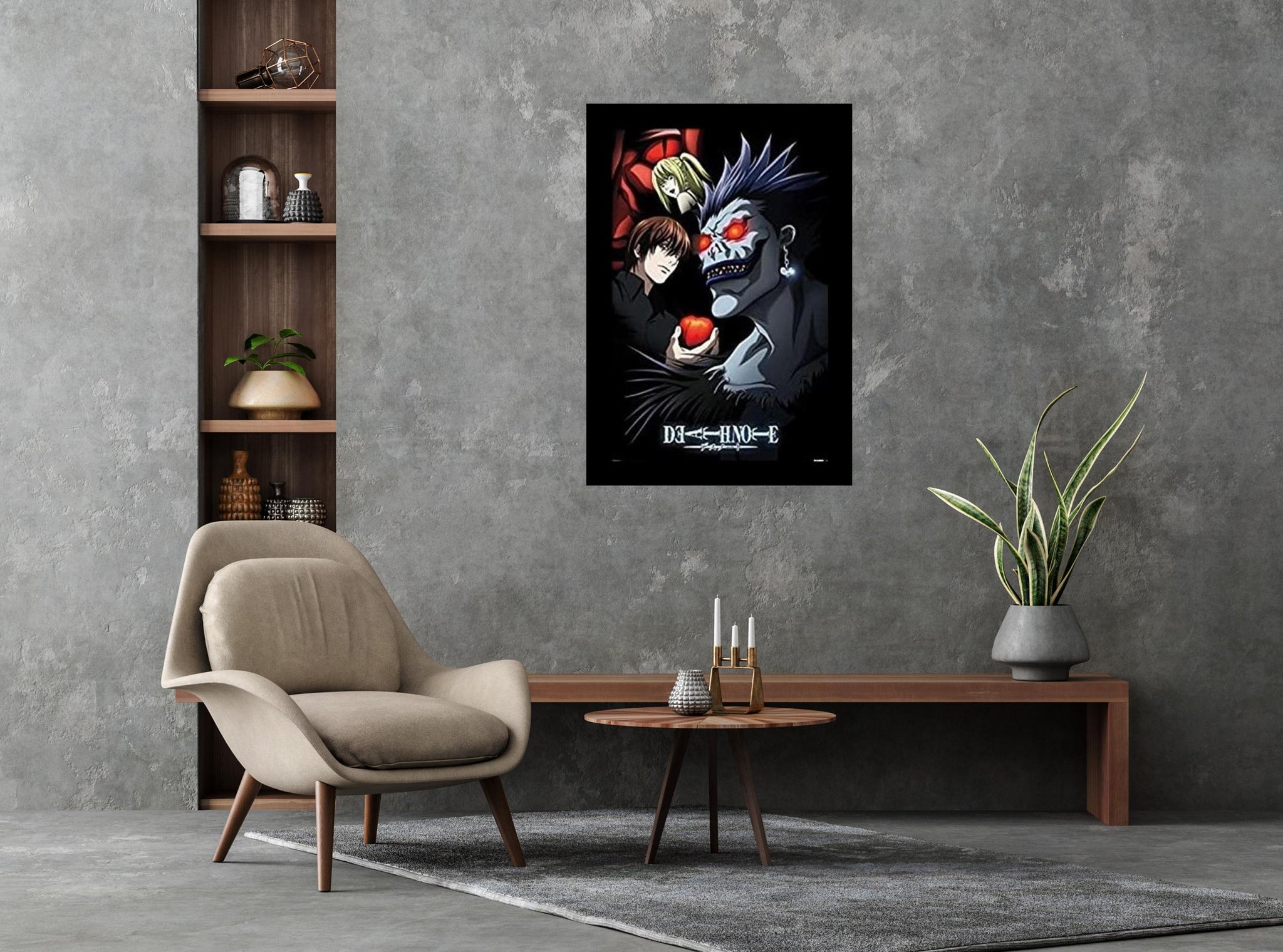Death Note Group Poster Framed – Poster Shoppe