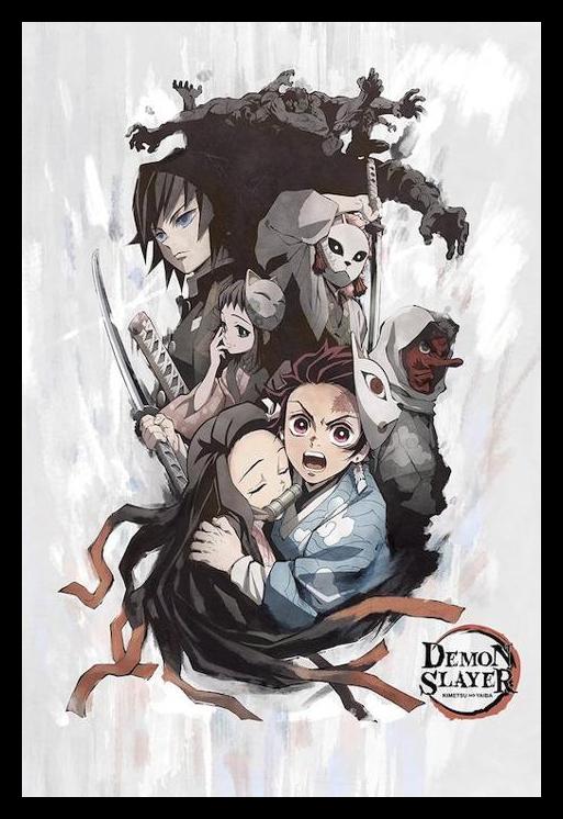 Demon Slayer - (Light) Poster – Poster Shoppe
