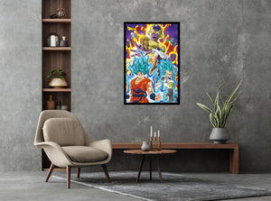 Dragon Ball Super Neon Poster