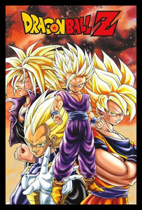 Dragon Ball Z Saiyans Anime Poster
