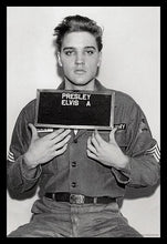 Load image into Gallery viewer, Elvis Presley - Enlistment Photo Poster
