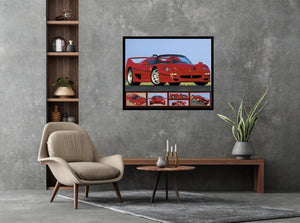 Ferrari F-50 Poster