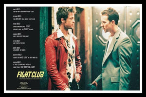 Fight Club-Rules Of Fight Club (17x11) Poster
