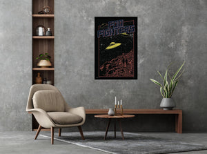 Foo Fighters UFO Poster