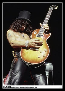 Guns N Roses Slash - NYC 1988 Poster