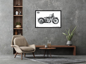 Harley Davidson Twin-Cam Poster