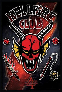 Stranger Things Hellfire Club - Color Poster