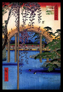 Hiroshige Tenjin Shrine Poster
