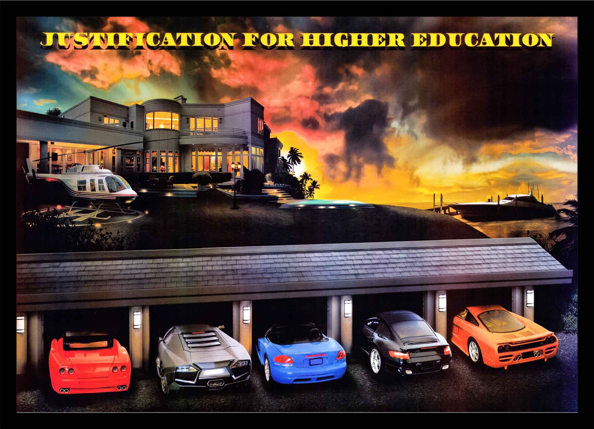 Justification for Higher Education II by Electric Art Gallery – Poster ...