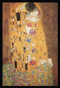 Gustav Klimt 'The Kiss' Painting Poster