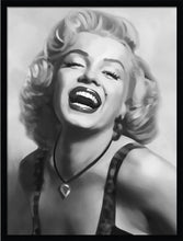 Load image into Gallery viewer, Marilyn Monroe Black and White Poster
