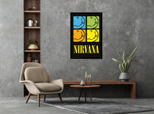 Load image into Gallery viewer, Nirvana - Smiley Squares X4 Poster
