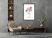 Load image into Gallery viewer, Picasso Petite Fleurs - Hand With Flowers Poster
