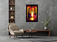 Load image into Gallery viewer, Phoenix Rising- Non Flocked Blacklight Poster
